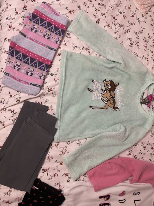 Pijamas/leggins 5/6 anos