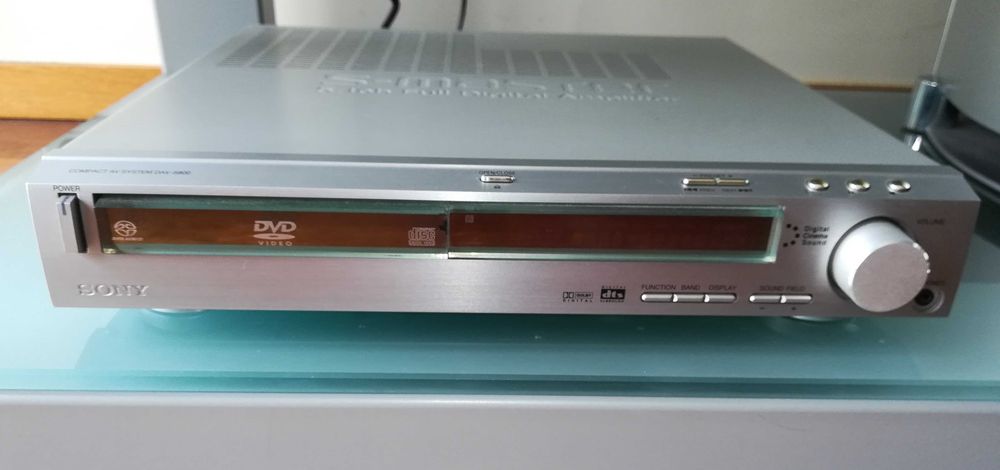 TV SONY, leitor de DVD e sistema de som Sony Speaker System ss-rs550