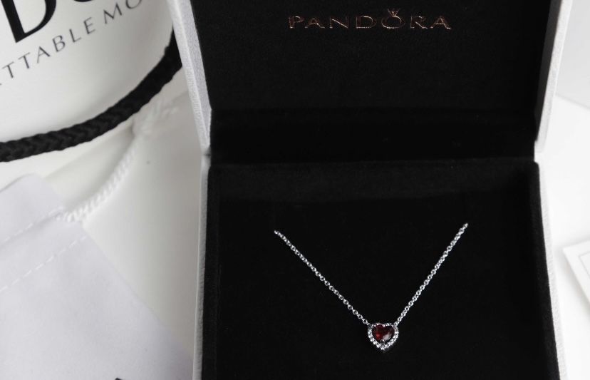 Pandora підвіска Червоне серце з фірмовим пакуванням