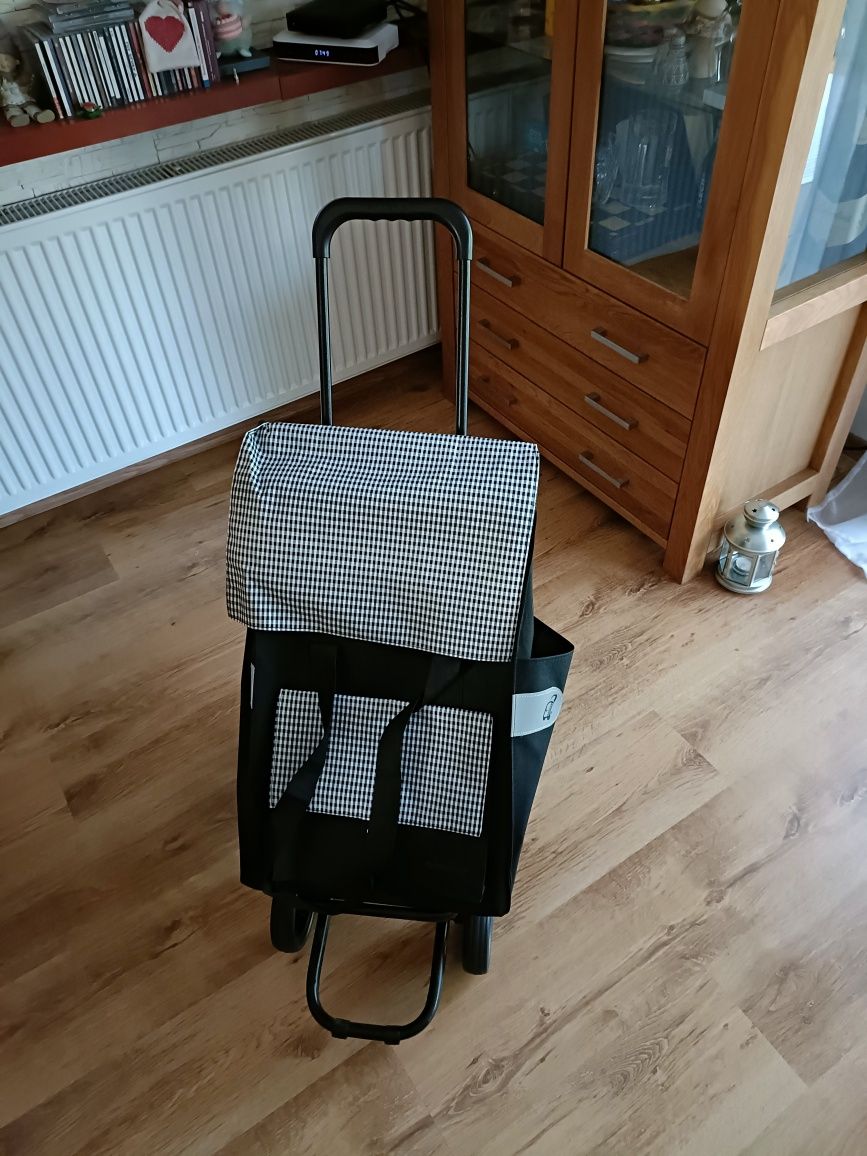 Wózek na zakupy Andersen torba pakunki walizka kółkach