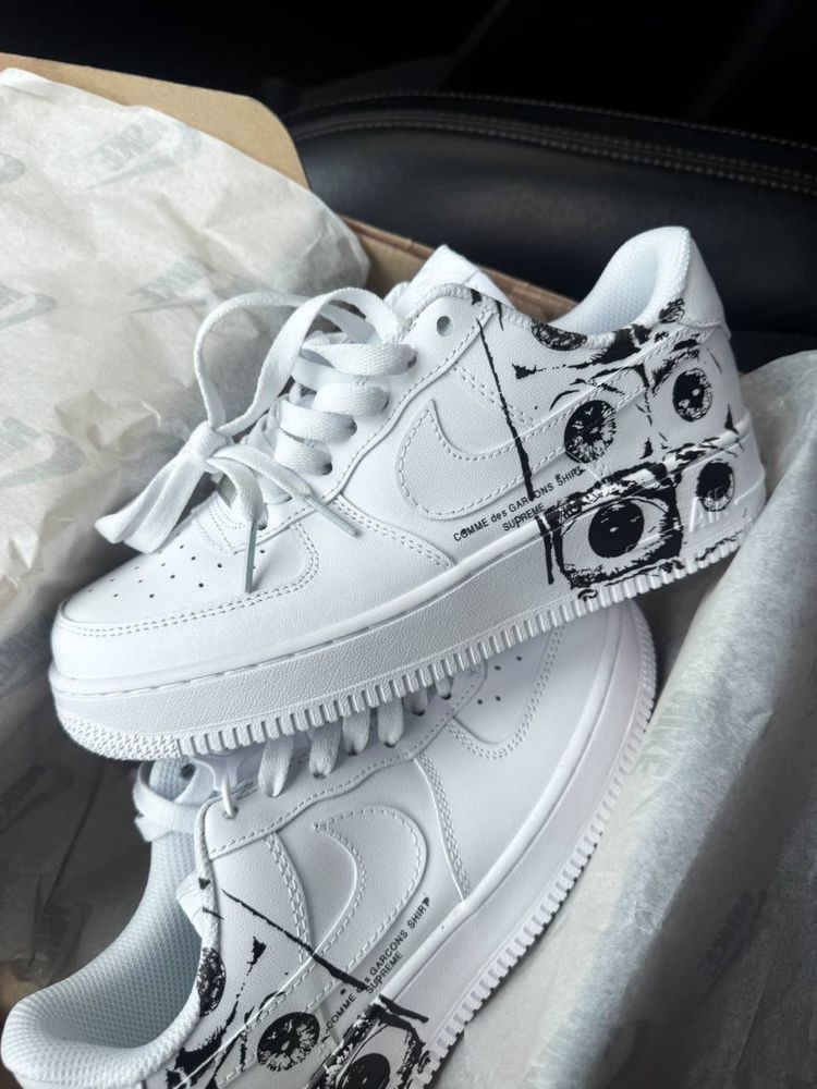 36-46 р кросівки Nike Air Force 1 Low х Comme des Garçons Supreme