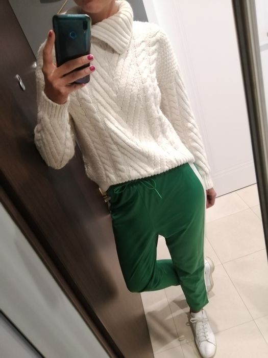 Sweter biały zara