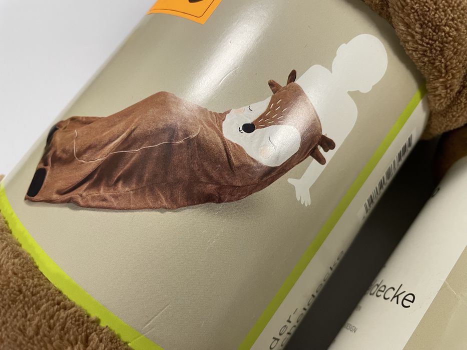 Плед флисовый детский "мишка"/"олененок" 140х64см LIVARNO