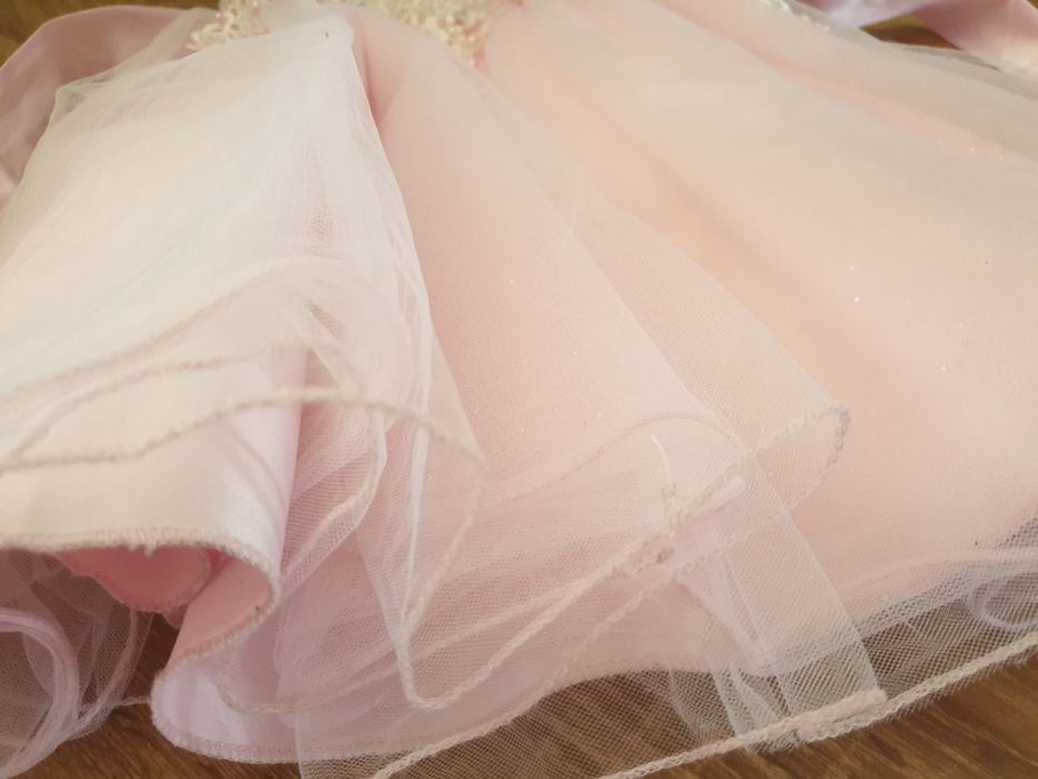 Okazyjny komplet sukienka księżniczka z brokatem ksiezniczka