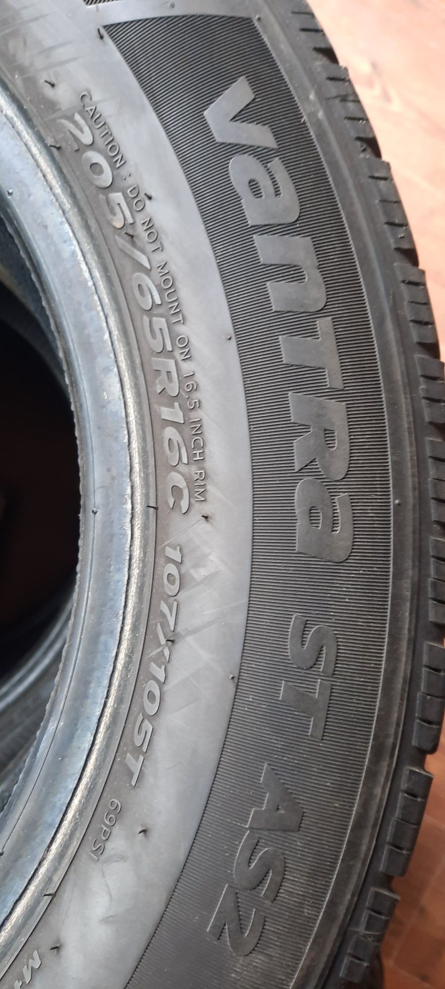 Opona pojedyncza wielosezonowa HANKOOK 205/65R16C