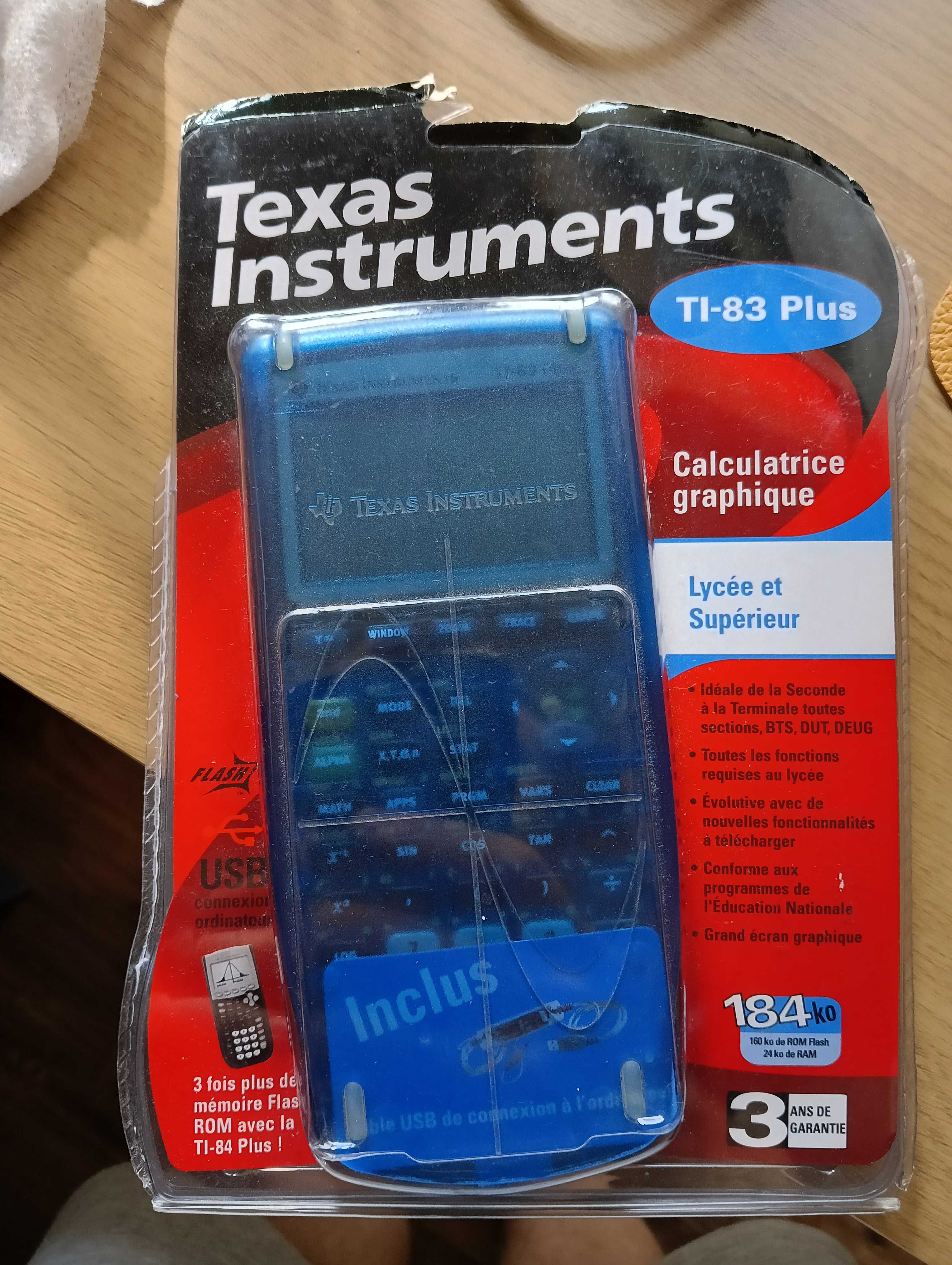 Kalkulator graficzny Texas Instruments TI-83 Plus