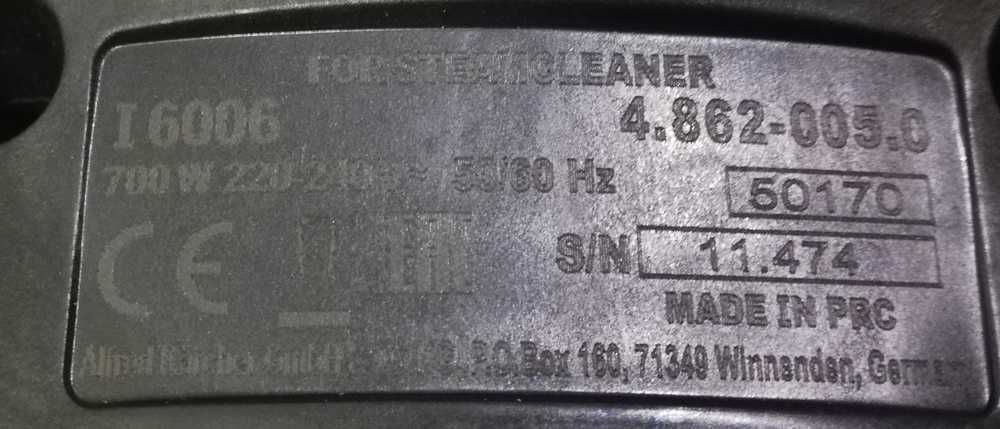 Nowe żelazko do odkurzacza parowego karcher SV7, SV 1902