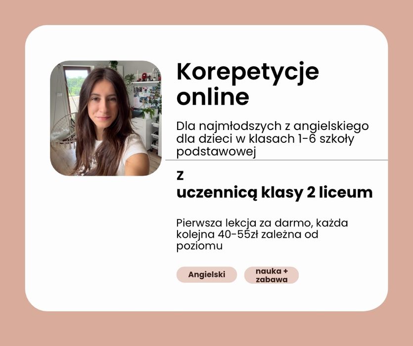 Korepetycje z angielskiego