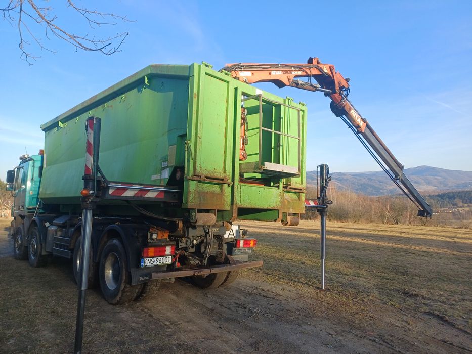 Atlas 105.2 hds Żuraw hiab dżwig sterowanie radiowe chwytak