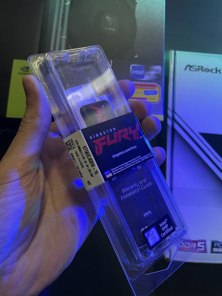 Оперативная память Kingston FURY Beast DDR5 16GB 6000MHz (бел)ГАРАНТИЯ