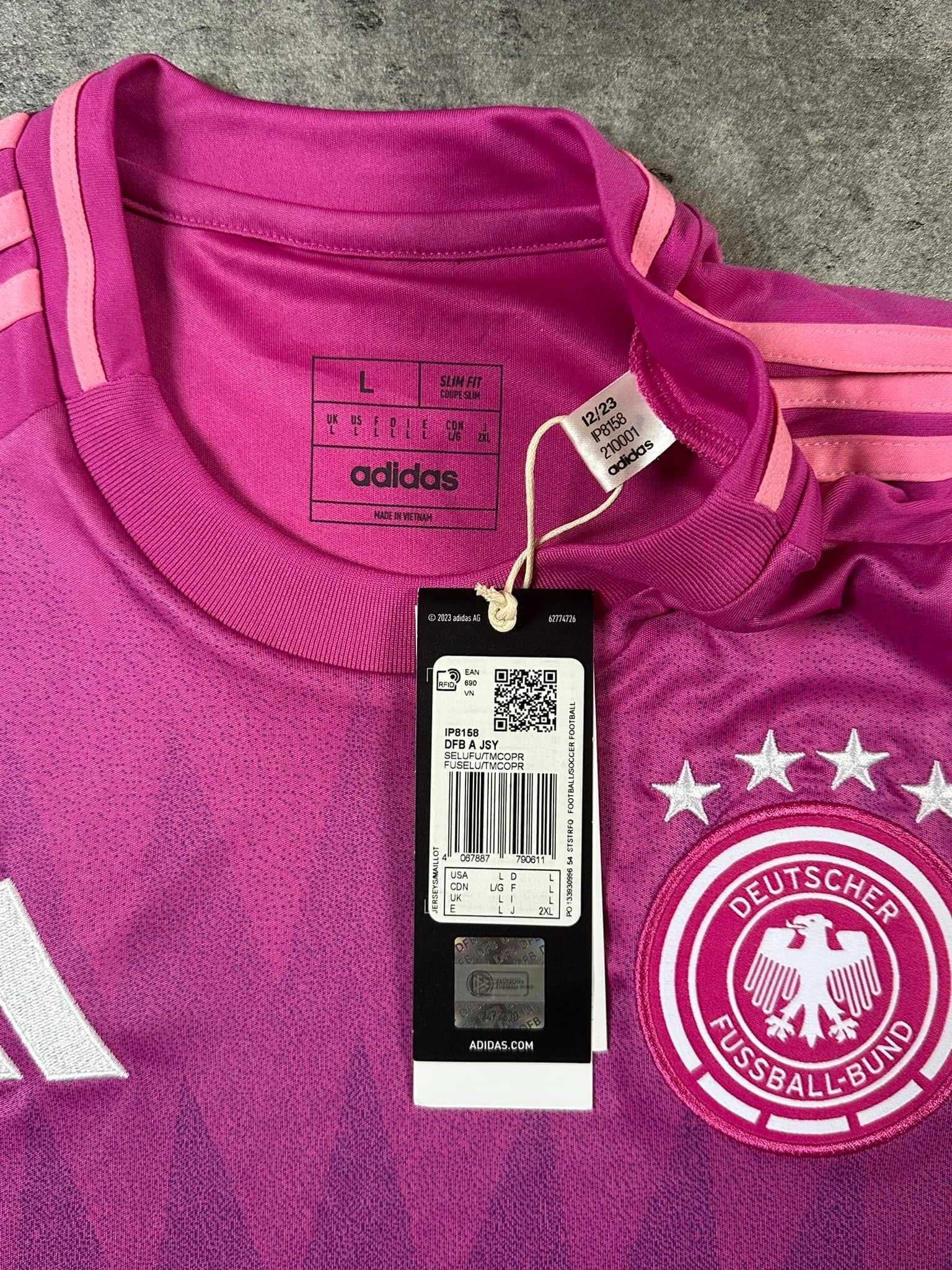 Oryginalna BNWT koszulka reprezentacji Niemiec DFB wyjazdowa IP8158