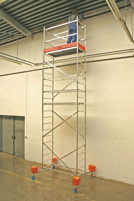 Krause ClimTec Aluminiowe Rusztowanie jezdne 7 metrów kółka w cenie