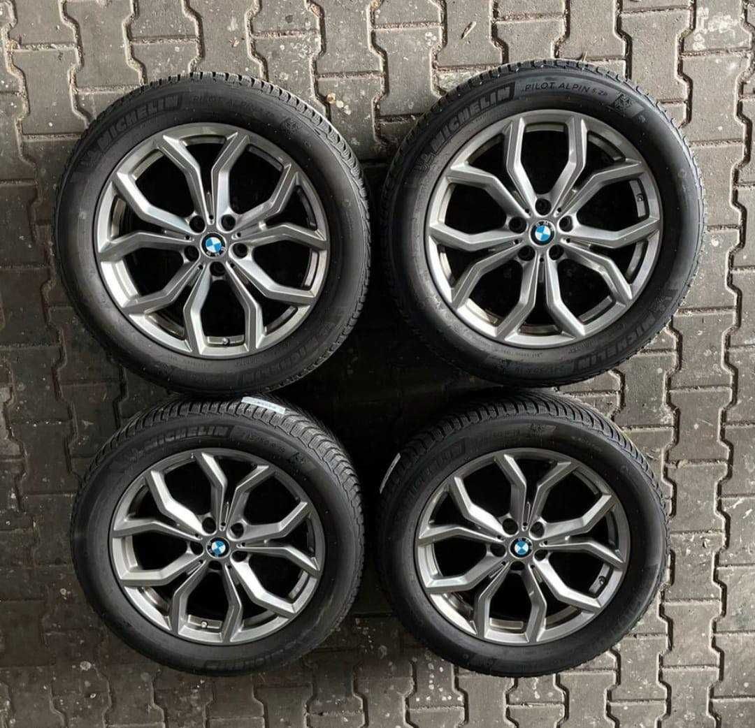 Oryginalne koła zimowe 19 BMW X3 G01 X4 G02 opony zimowe 245/50 R19