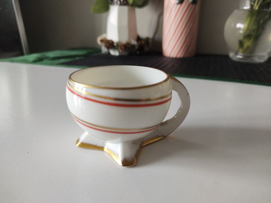 Filiżanka Unikatowa Przedwojenna Ćmielów Lata 30 Kula B. Wendorf !