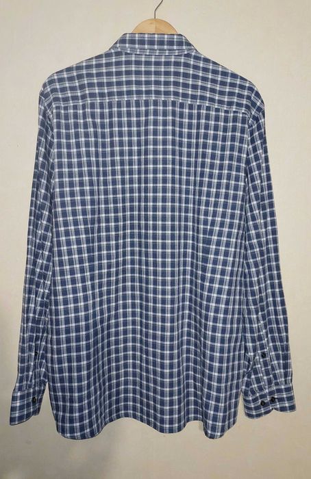 Неношеная 2XL OLYMP Красивая Слегка Плотная рубашка в клетку