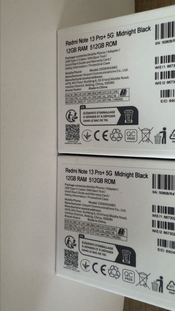 Nowy Xiaomi Redmi Note 13 PRO Plus 5G wersja 12GB x 512GB bez RAT