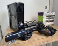 Xbox 360 slim zestaw z grami