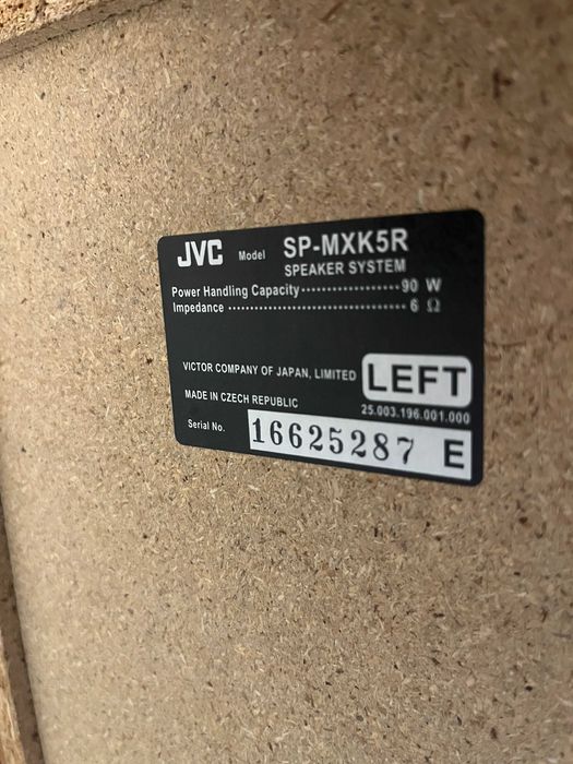 Wieża JVC MXK5R - komplet