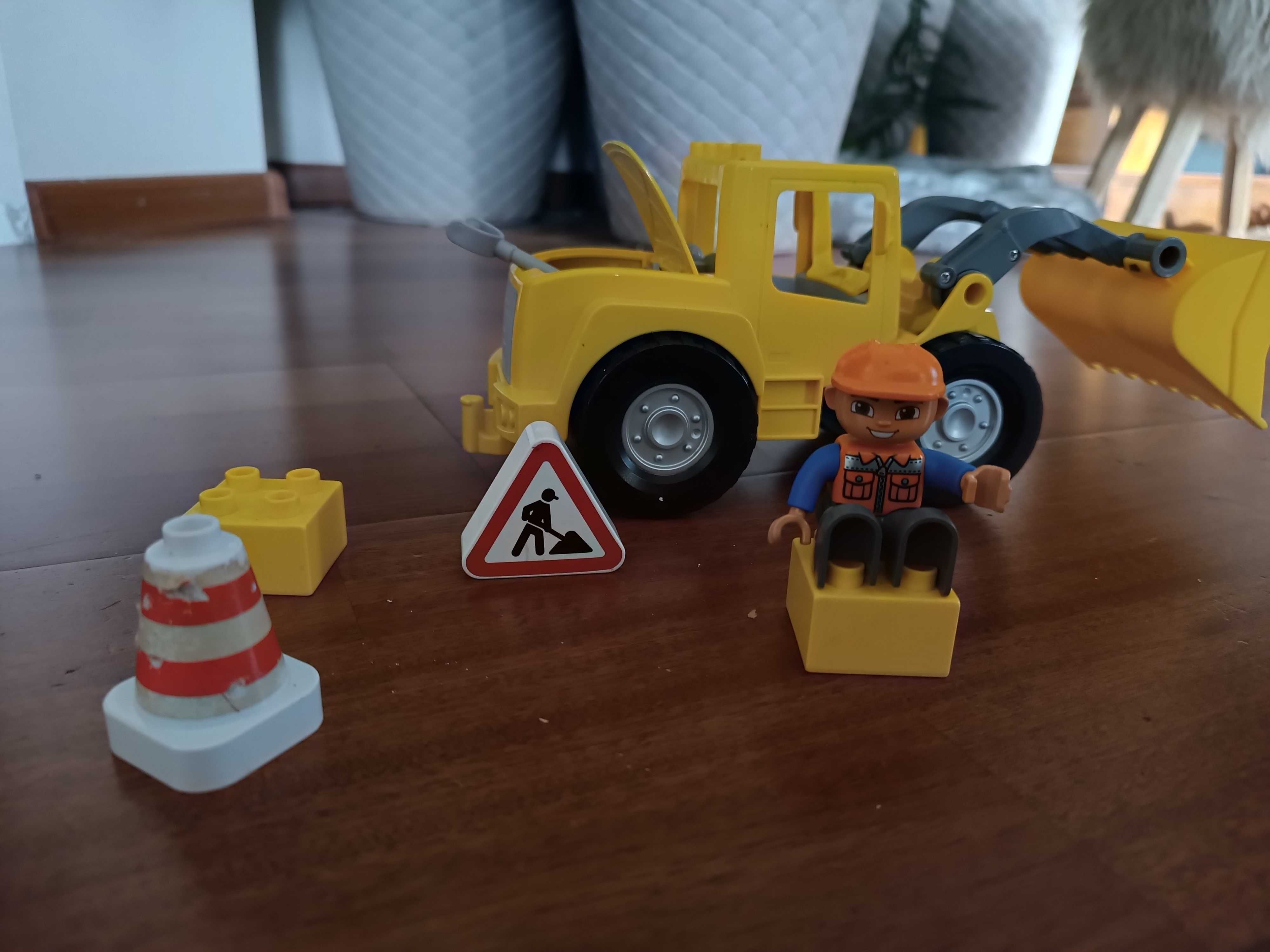 Lego Duplo wspaniała koparka/koparko-ładowarka, ładowarka, Lego budowa