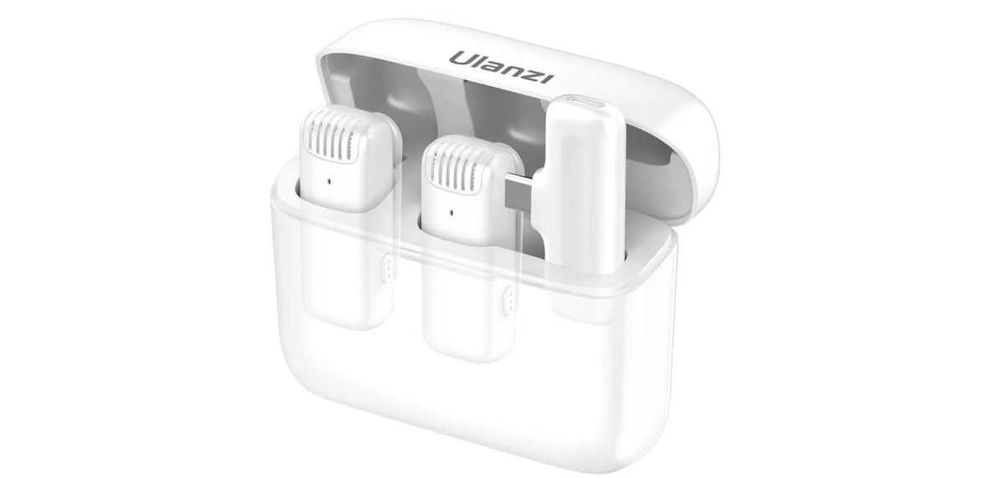 Bezprzewodowy zestaw mikrofonowy ULANZI J12 [USB-C] biały
