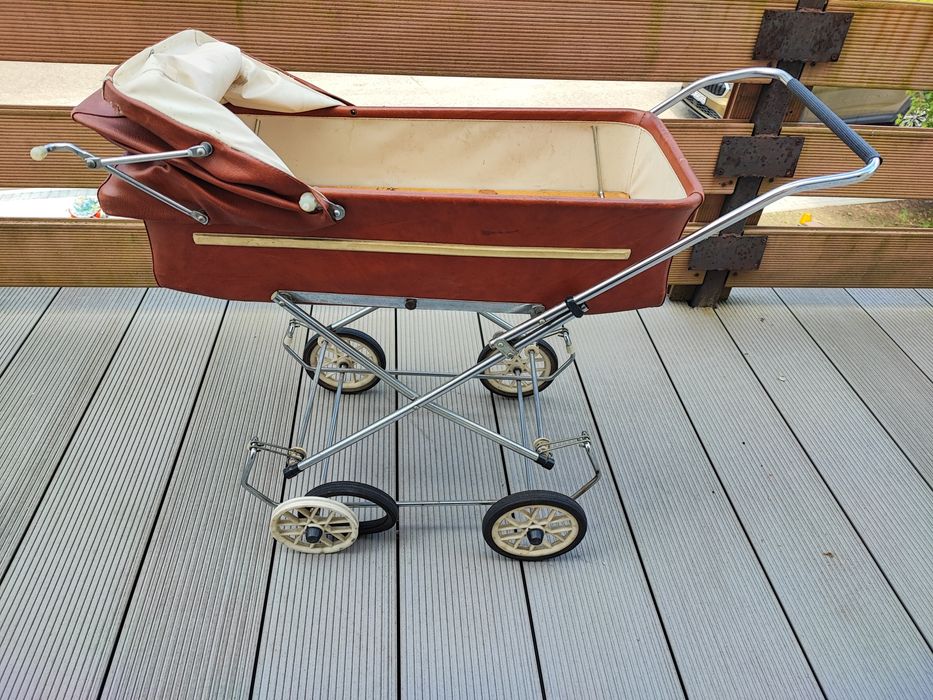 Stary wózek dla lalek PRL
