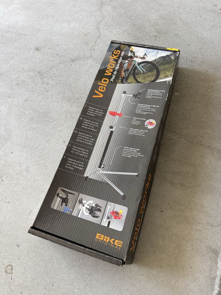 Suporte p/ reparação/manutenção de bicicleta