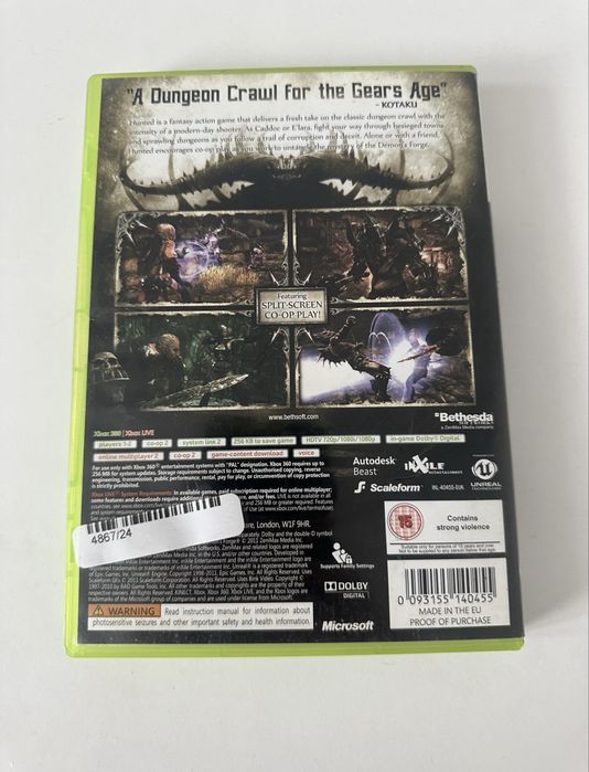 Gra Hunted The Demon's Forge Xbox 360 Tanio! Okazja!