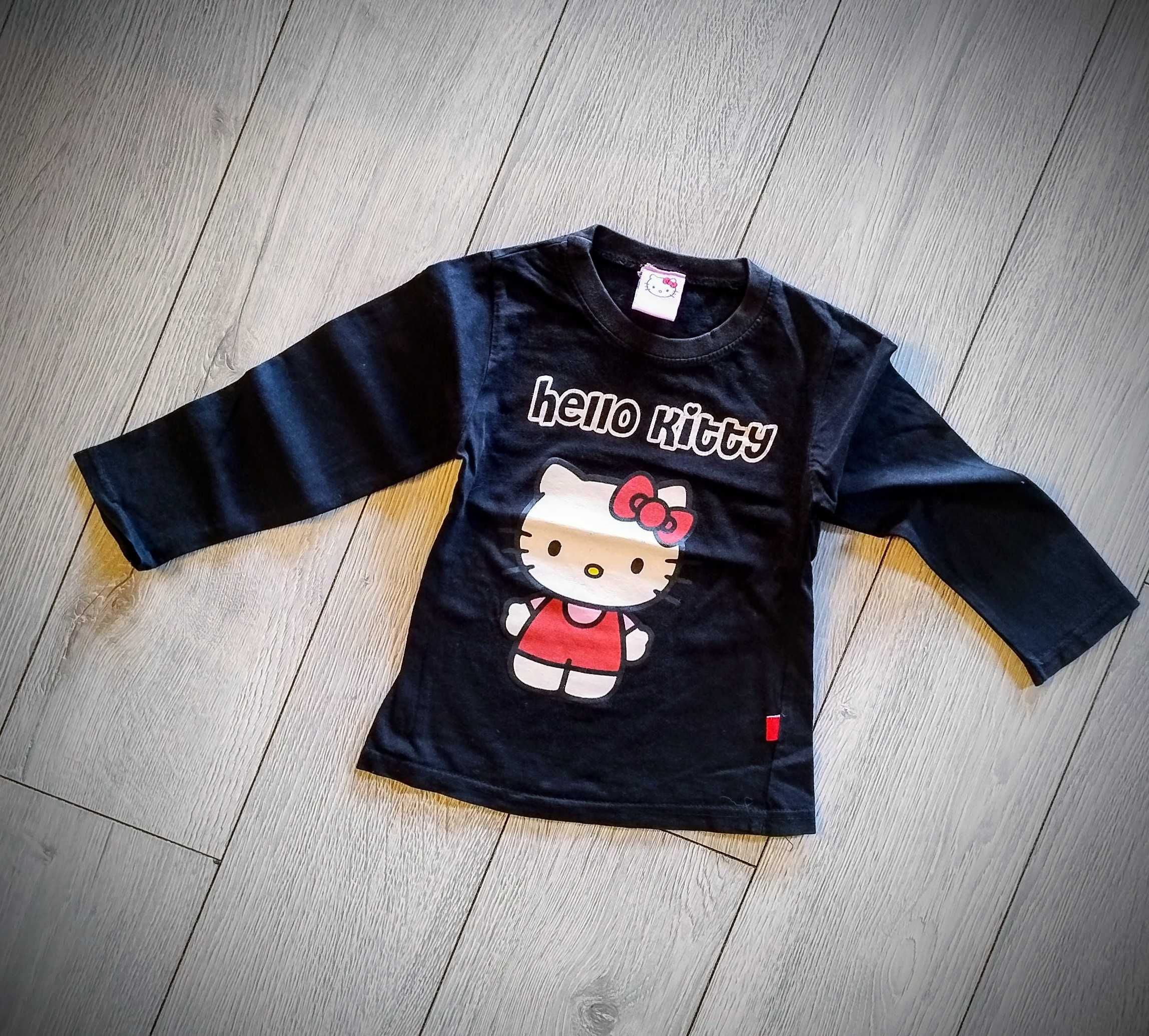 Bluzka basic Hello Kitty dla dziewczynki bawełna 100% r. 98