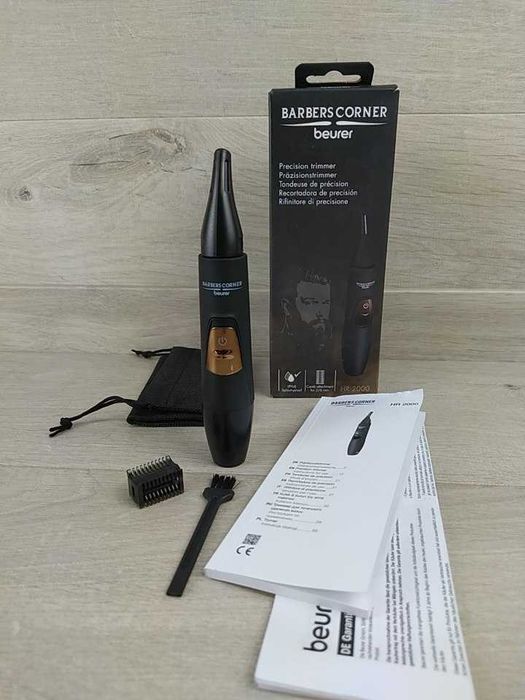 Beurer HR 2000 trymer do nosa uszu brwi IPX4 precyzyjny na baterie