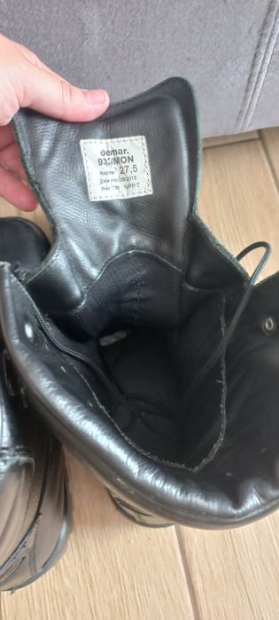 Buty wojskowe zimowe MON trzewiki 41, wkładka 27,5 cm