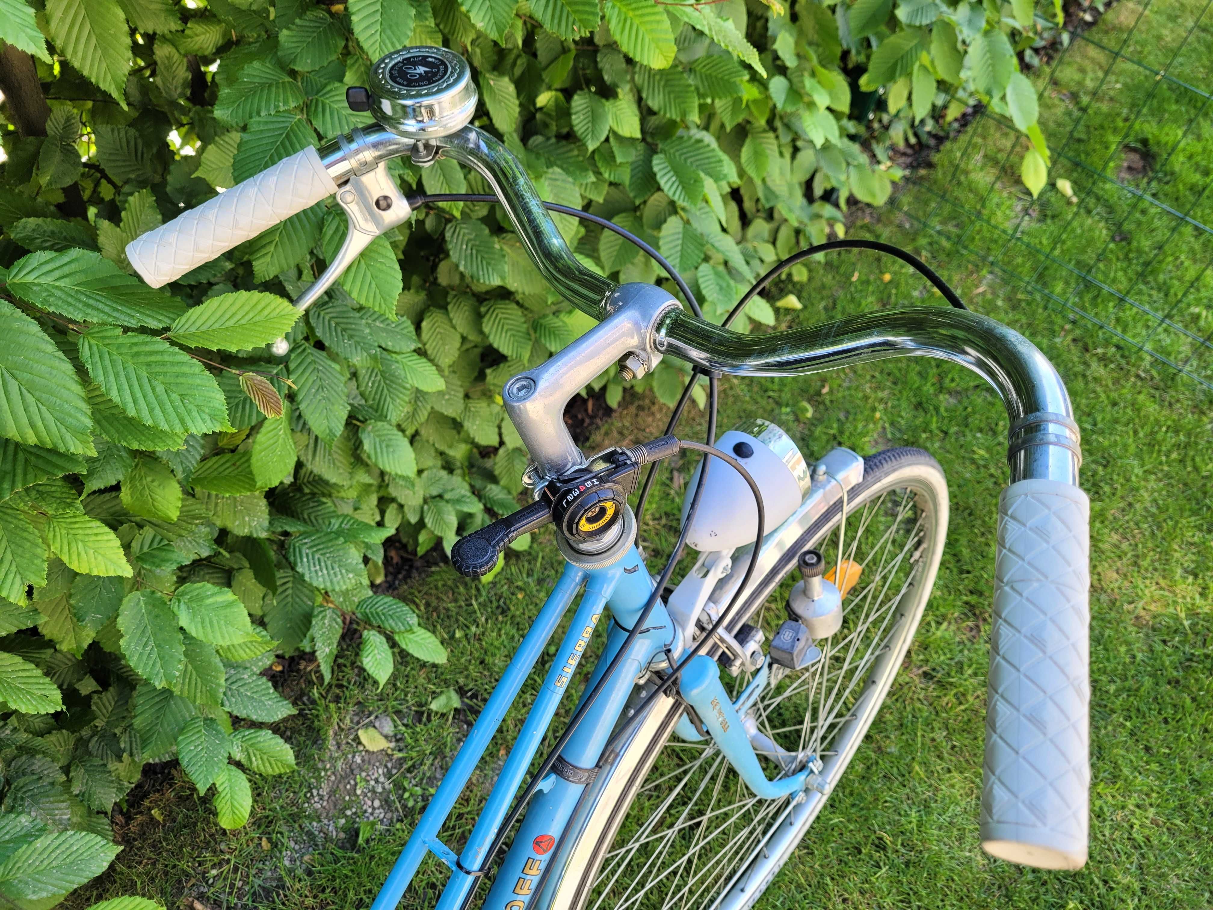 Niebieski rower Kalkhoff vintage