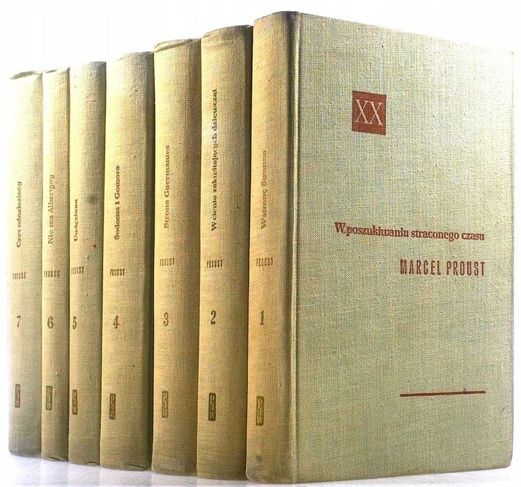 Marcel Proust W poszukiwaniu straconego czasu komplet
