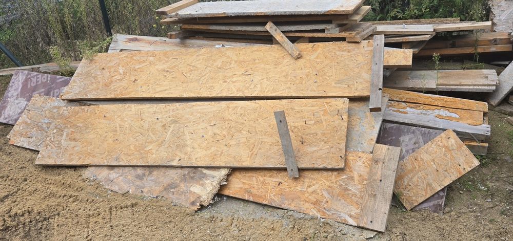 Płyty, Stęple, Deski szalunkowe