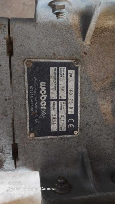Stopa wibracyjna (zagęszczarka) WEBER SRX75D 3,1kW 76kg