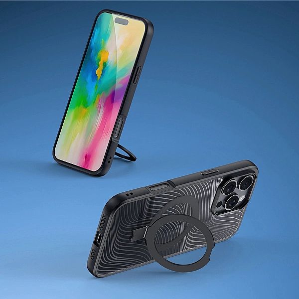 Etui Dux Ducis Aimo Mag z MagSafe i podstawką na iPhone 16 Pro Max - c