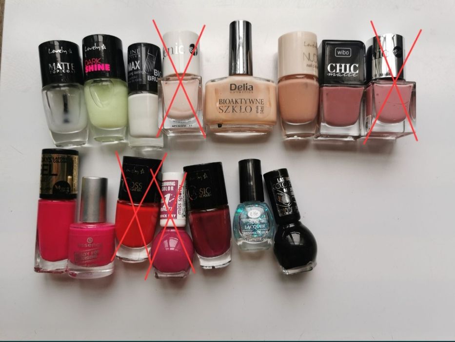 Zestaw lakierów do paznokci 11szt