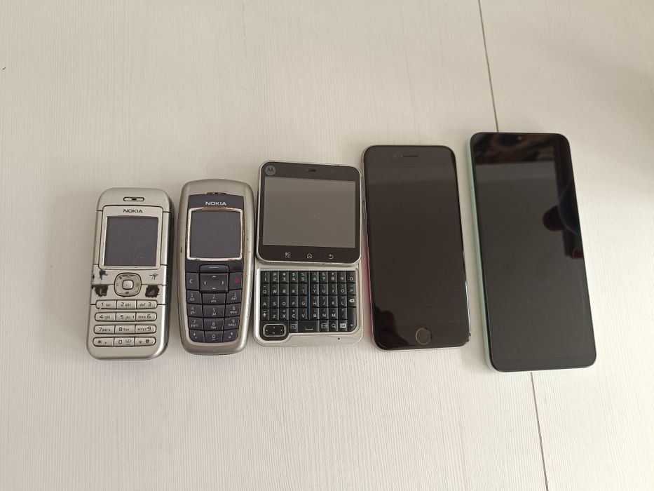 Zestaw 5 telefonów Nokia / Motorola / iPhone / Redmi