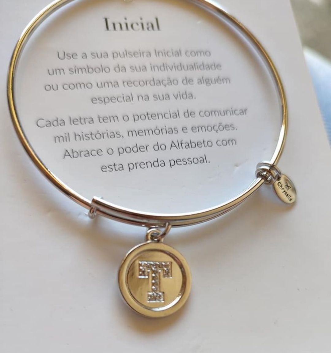 Pulseira - Letra T
