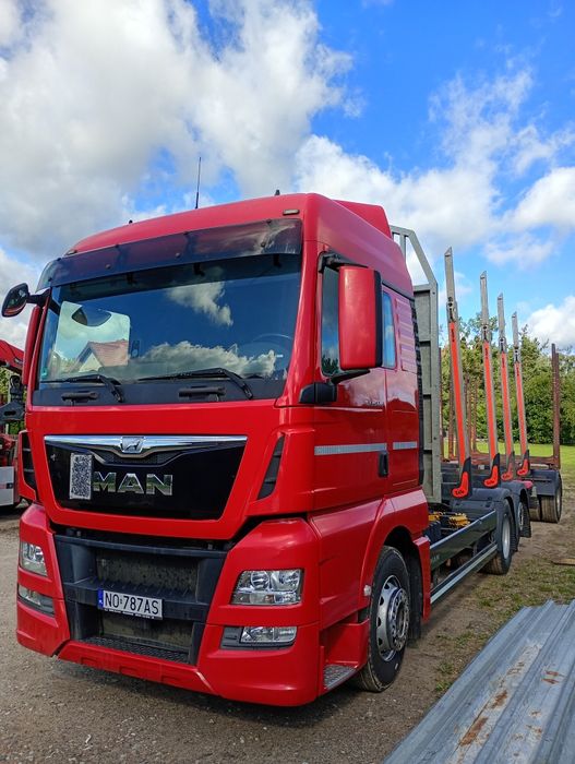 Man TGX do drewna, zrzyny,ogon bez HDS, 6x2