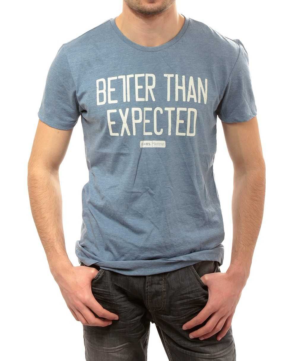 Nowa koszulka z metką Reserved L T-shirt niebieski better than expecte