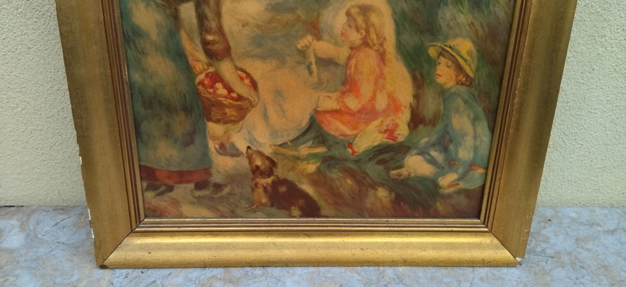 Quadro antigo réplica de Renoir