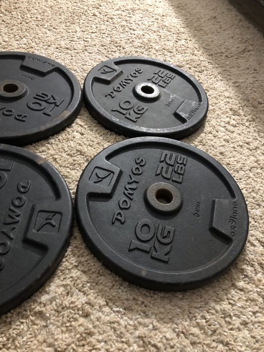 Discos de musculação 10kg