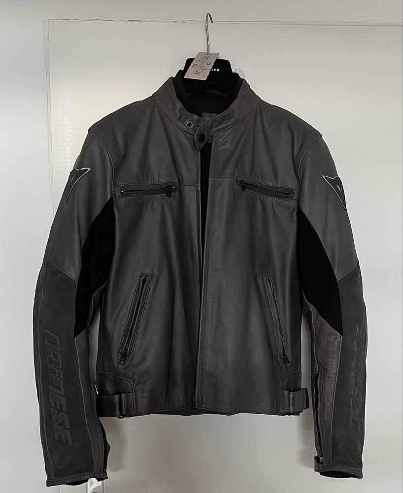 Dainese  motocyklowa kurtka skórzana+podpinka+ochraniacze rozm. 48 (M)