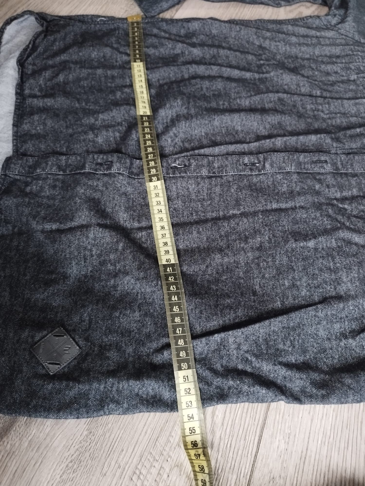 R.XL szara grafitowa koszula z długim rękawem Minimum