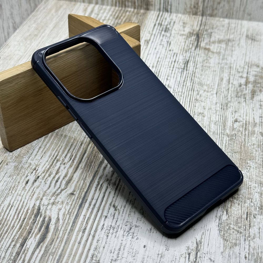 Чехол Carbon TPU на Xiaomi Redmi Note 14 4G/ 14 Pro Plus 5G. Чохол