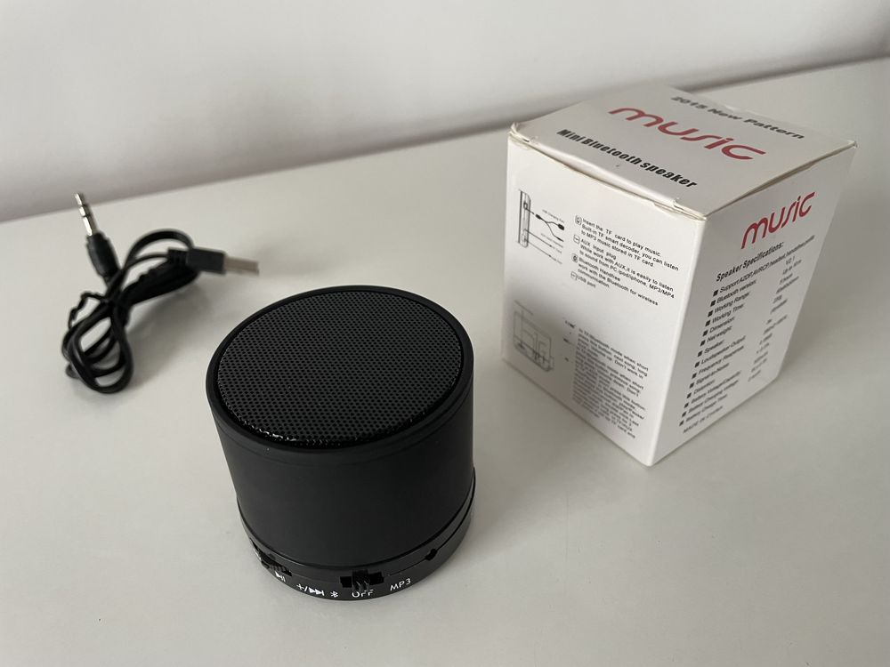 Głośnik Mini Bluetooth - S 10 - Bezprzewodowy - Czarny - Nowy