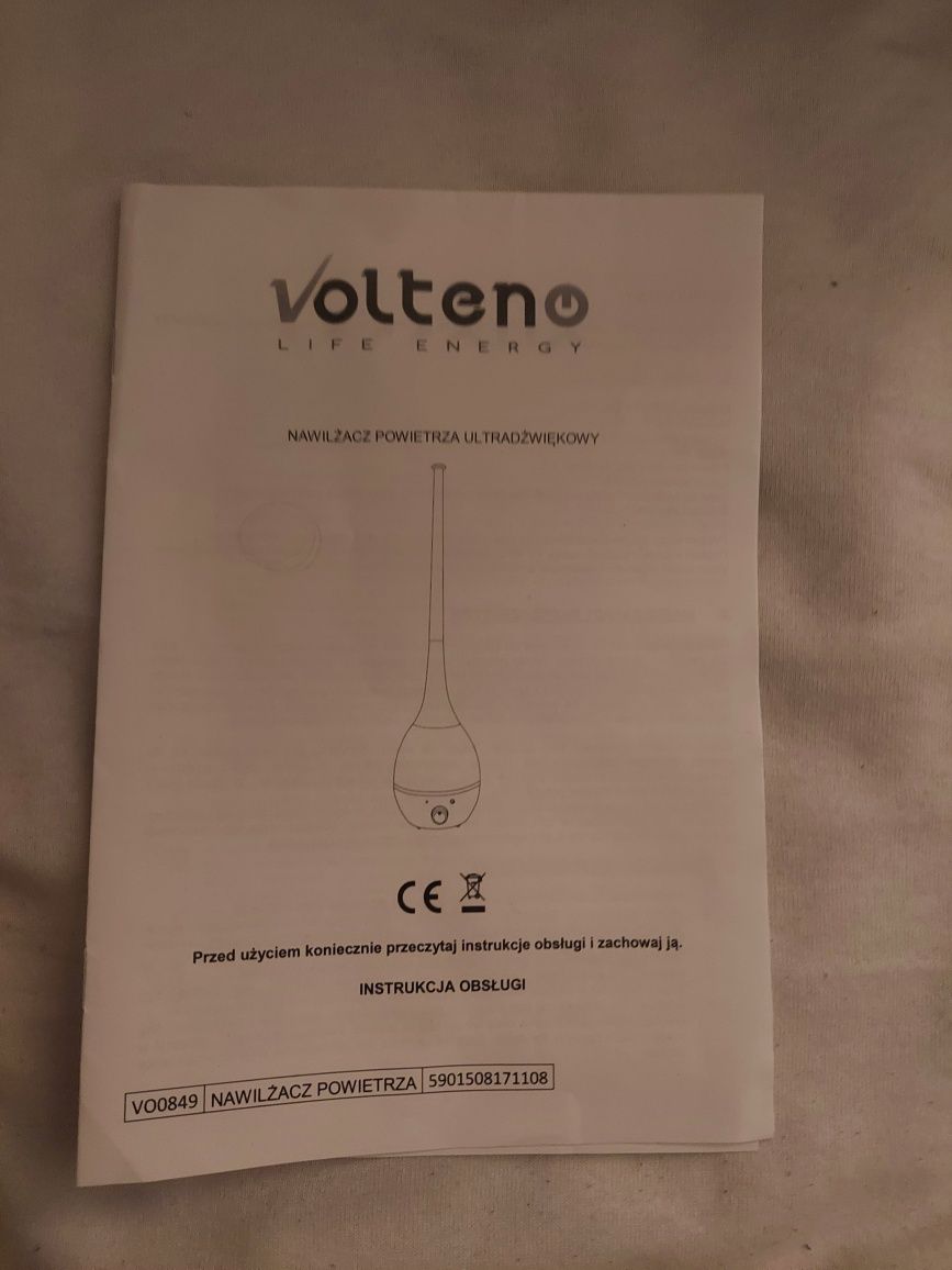 Nieużywany nawilżacz powietrza ultradźwiękowy Volteno , model VO0849