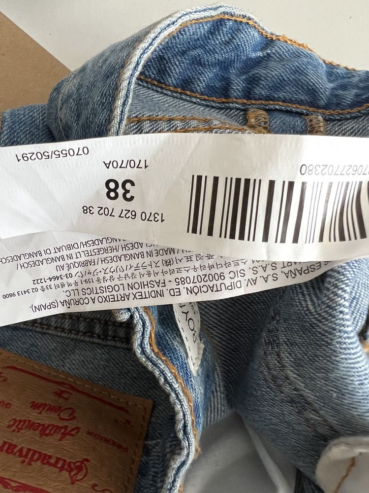 Stradivarius Boy Fit jeansowe dżinsowe szorty krótkie spodenki r. 38