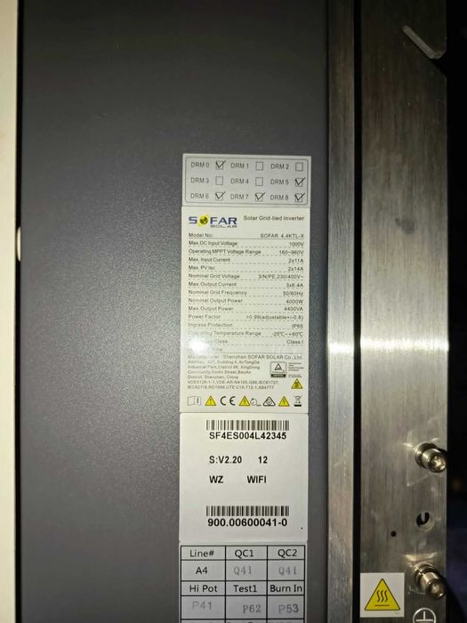 Falownik sofarsolar 4.4 KTL-X