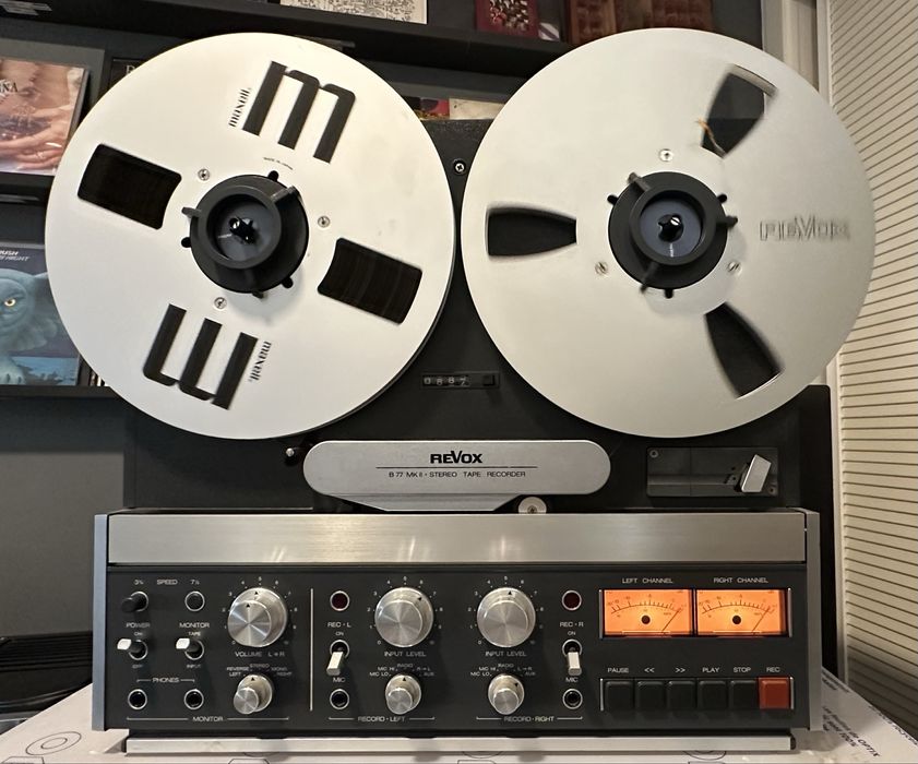 REVOX B77 MK II -  duas pistas - leitor/gravador de bobines